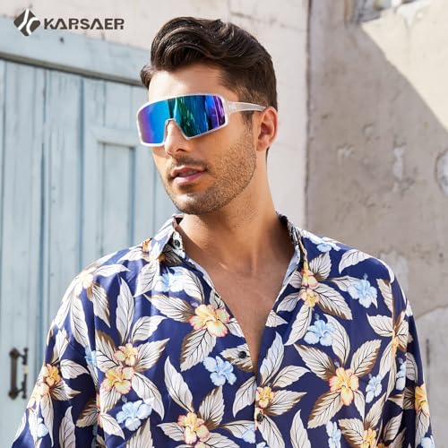 Karsaer Vision Sports Sunglasses Cycling Glasses Baseball Softball Sunglasses Unisex for Adult Youth Kids Boys Girls 8-16 - Image 2