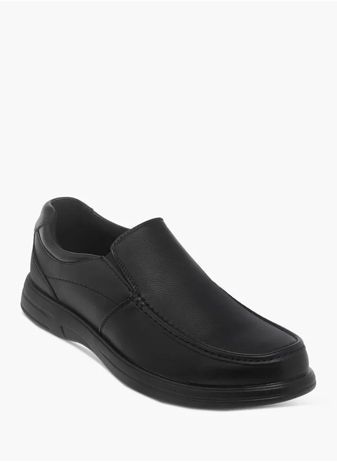 LBL by Shoexpress Mens Panelled Slip-On Loafers