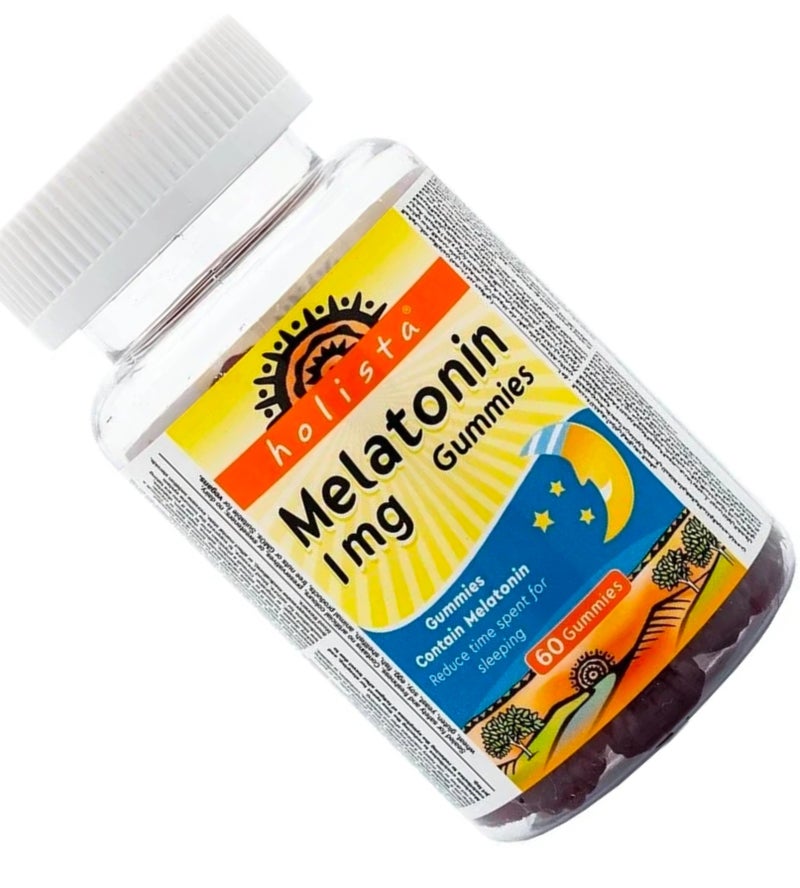 هوليستا تحتوي علكات هوليستا ميلاتونين 1 ملغ على الميلاتونين، وتقلل من وقت النوم. 60 علكة - Image 2