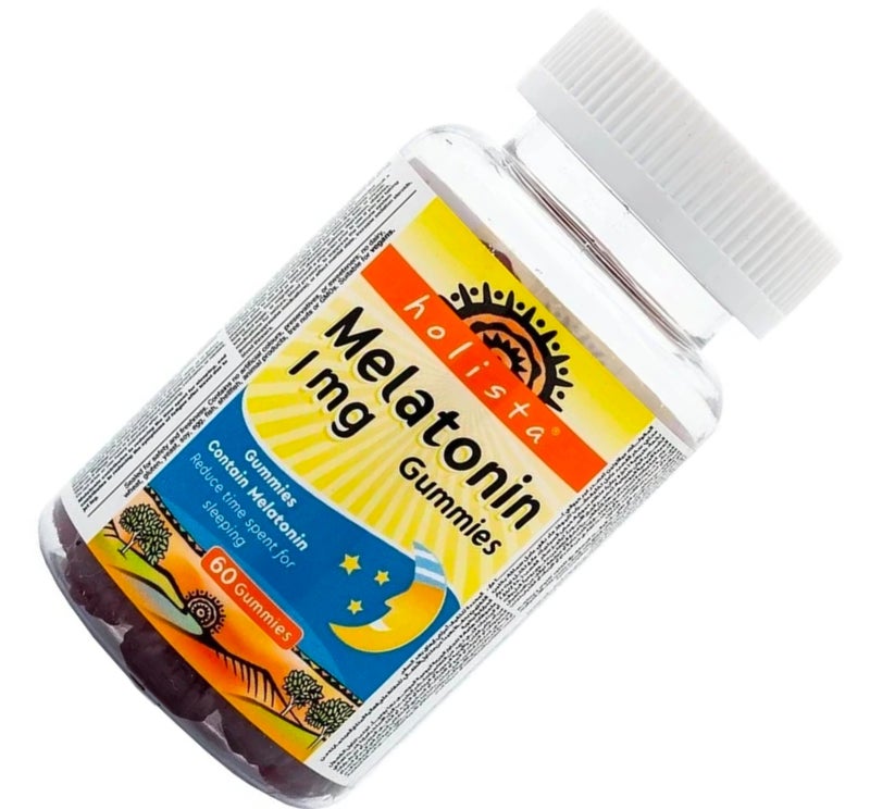 هوليستا تحتوي علكات هوليستا ميلاتونين 1 ملغ على الميلاتونين، وتقلل من وقت النوم. 60 علكة - Image 3