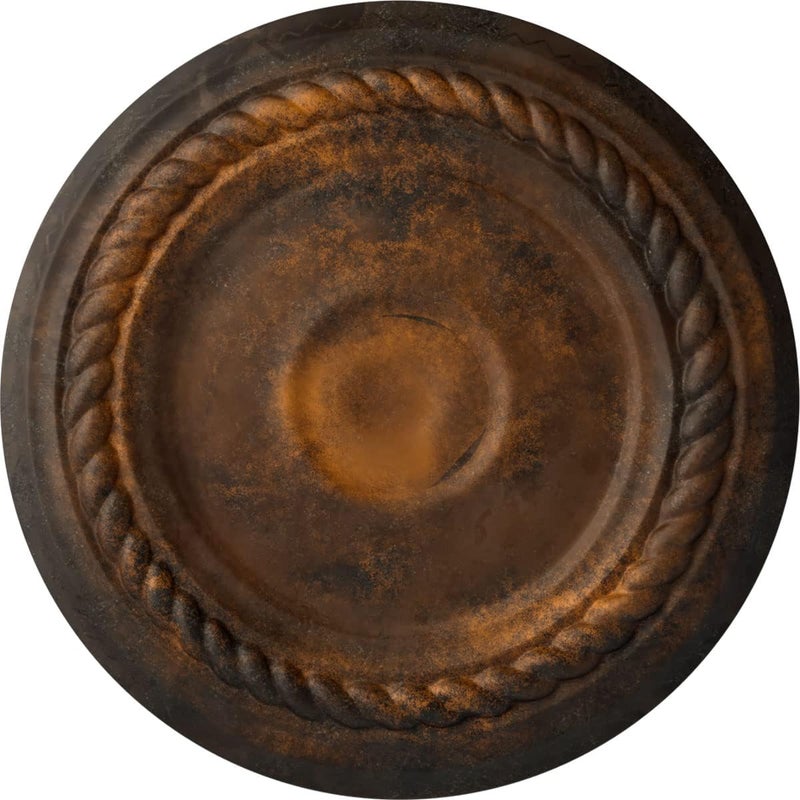 Ekena Millwork Small Alexandria Ceiling Medallion, Rust - Image 1