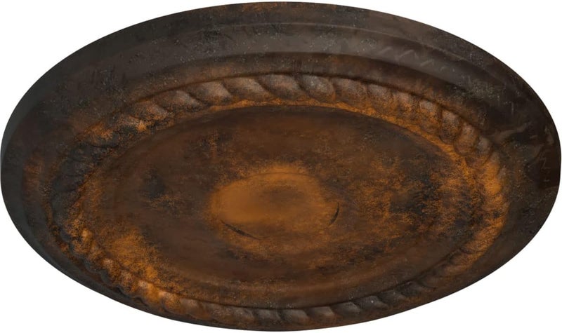 Ekena Millwork Small Alexandria Ceiling Medallion, Rust - Image 2