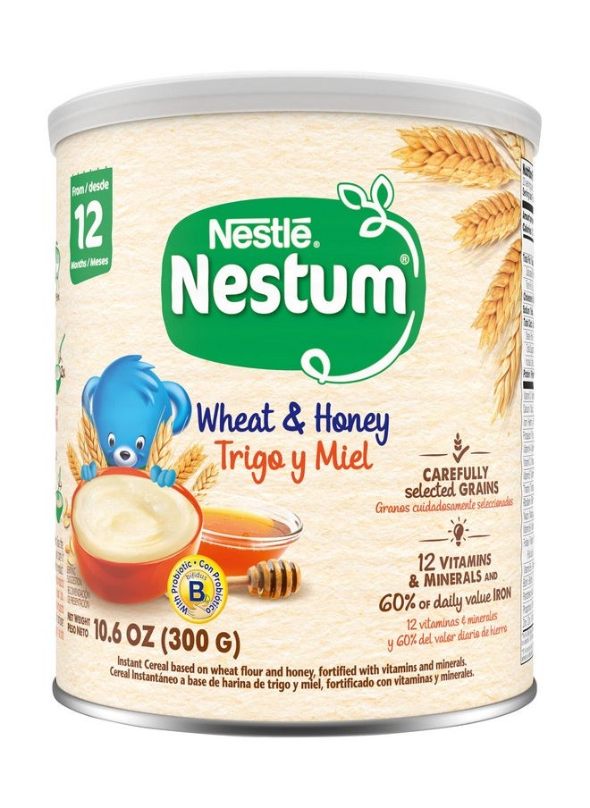 Nestle - Nestle Nestum Cereal, Wheat and Honey (10.6 oz (Pack of 4)) - Image 1