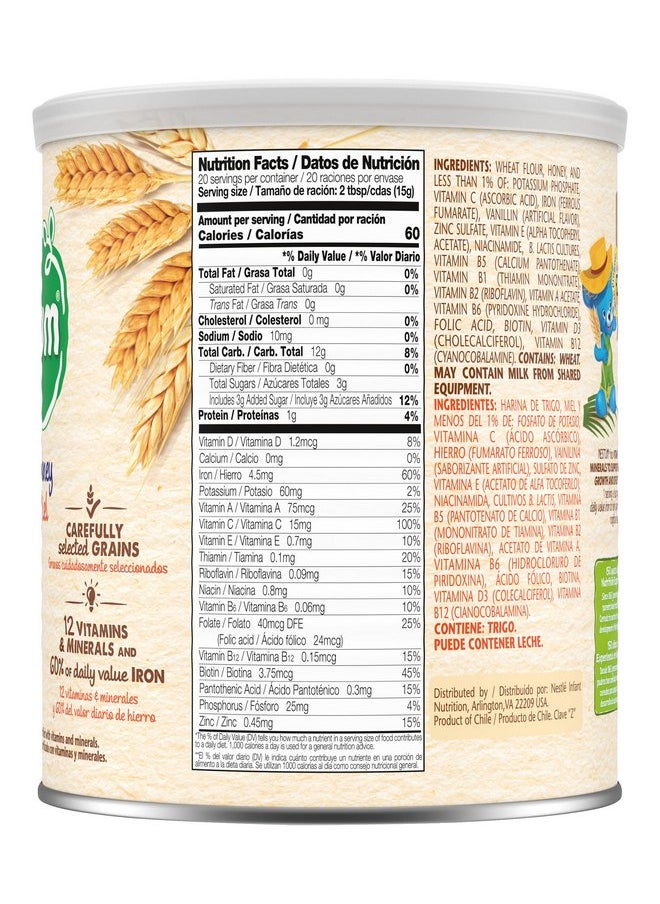 Nestle - Nestle Nestum Cereal, Wheat and Honey (10.6 oz (Pack of 4)) - Image 1