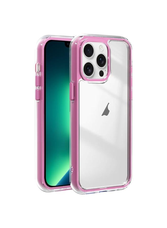 S-TOP Case For iPhone 13 Pro Acrylic Hybrid TPU 3-in-1 Airbag Shockproof Phone Case - Image 1