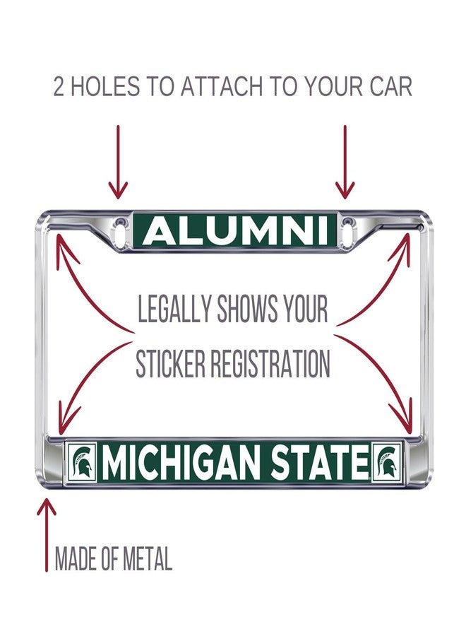 Decorvo Michigan State Alumni License Plate Frame - Michigan State Car Truck Accessory - Image 3