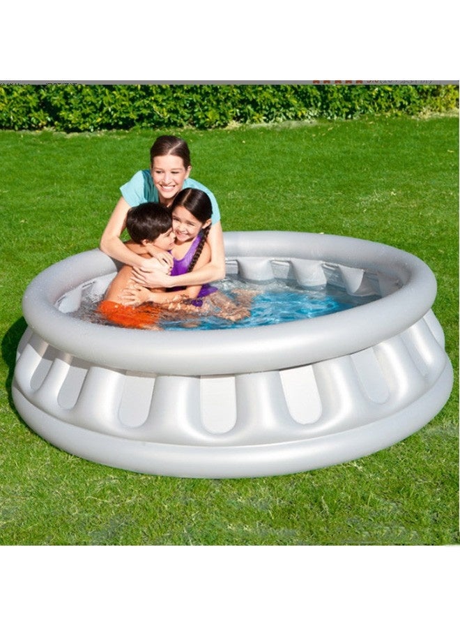 Generic Swimming Pool for Family ，Foldable Inflatable Pools，Large Family Pool for Backyard, Garden, Balcony（152×43CM） - Image 2