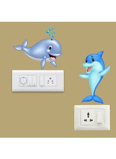 Rangoli Rangoli Switch Board Stickers Standard Size Multicolor Vinyl 40 Inch by 20 cm Pack of 1 CodeSB16  - Image 2