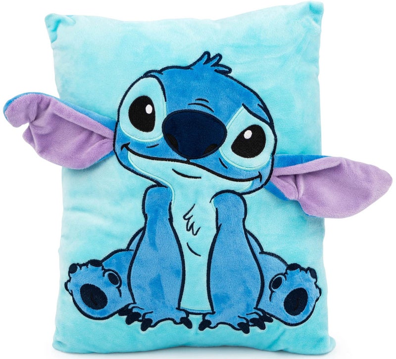 Jay Franco Disney Lilo Stitch 3D Snuggle Pillow Super Soft Measures 15 Inches Official Disney Product - Image 2