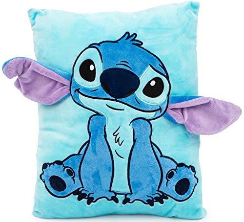 Jay Franco Disney Lilo Stitch 3D Snuggle Pillow Super Soft Measures 15 Inches Official Disney Product - Image 1