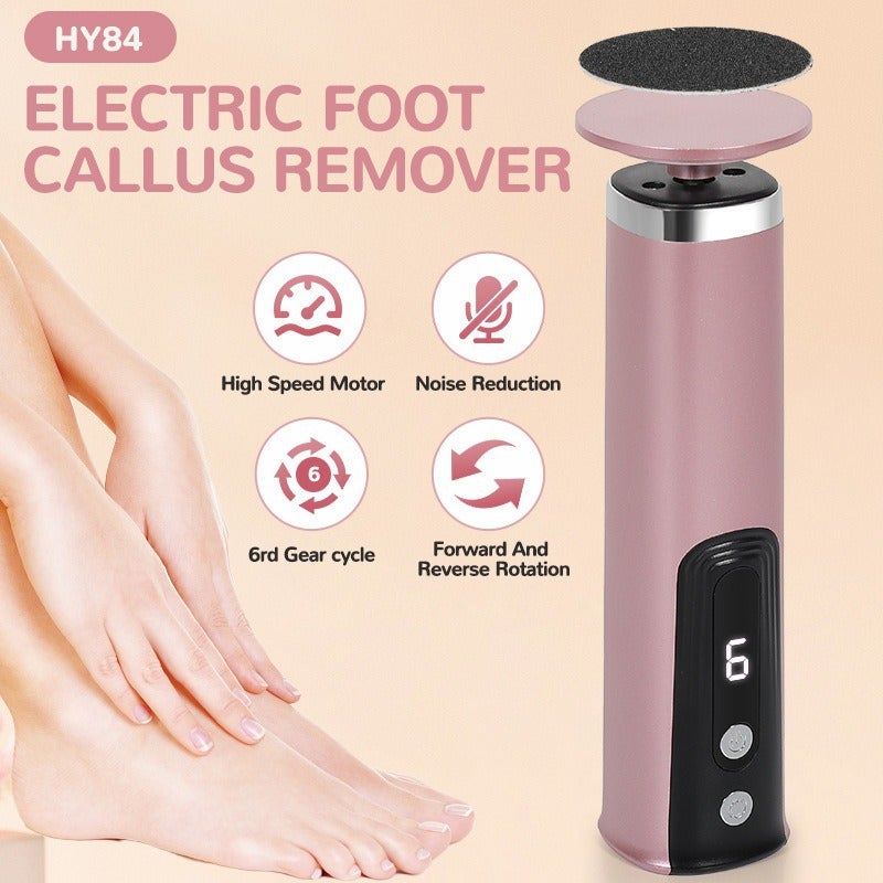 Cross-Border New Wholesale Electric Foot File Dead Skin Remover Adjustable Speed Automatic Callus Exfoliator - Image 2
