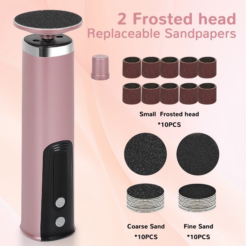 Cross-Border New Wholesale Electric Foot File Dead Skin Remover Adjustable Speed Automatic Callus Exfoliator - Image 4