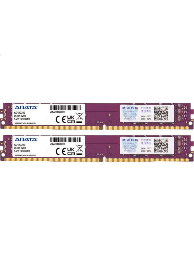 Adata 16Gb (8Gx2) Kit, Ddr4 3200, Desktop Memory, Wanziqianhong - Image 3