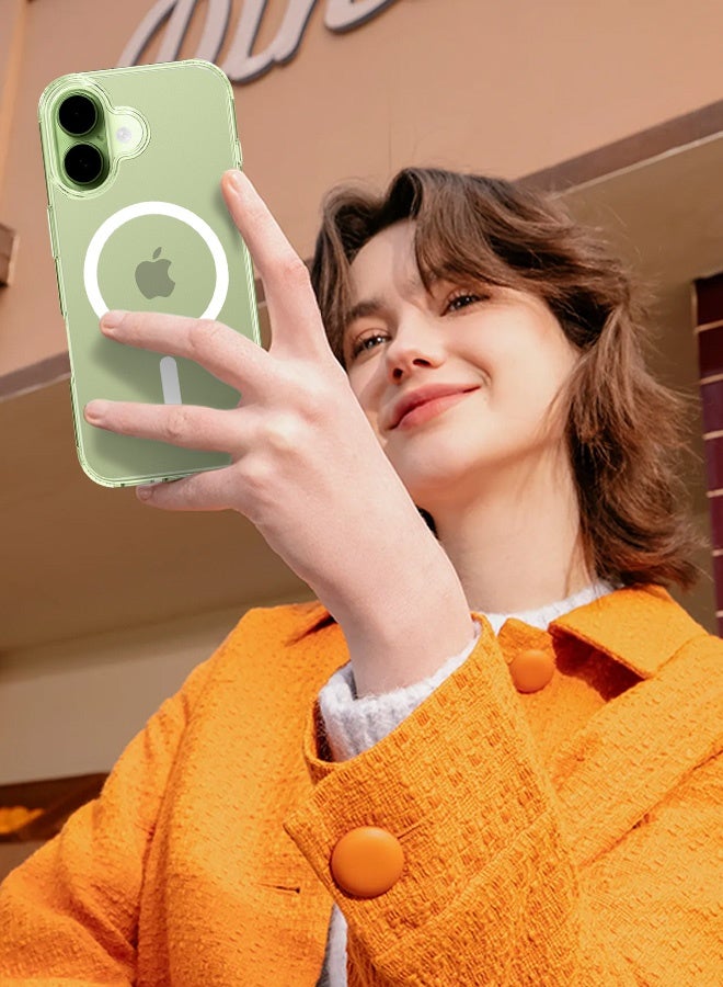 Tersely Crystal Case Cover for iPhone 17 6.3-inch, Compatible with MagSafe, Scratch-Resistant Back, Anti-Scratch Clear Back Magnetic Slim - Image 3