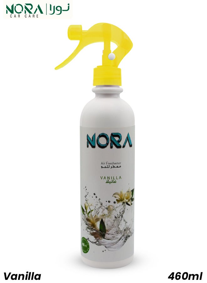 NORA Vanilla Air Freshener Spray 460ML Long-Lasting Fresh Scent for Home and Office - Image 1