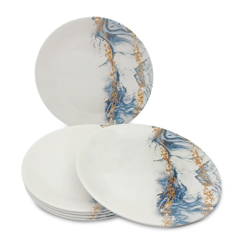 Superware Superware Pure Melamine Buffet Plate Set Evoque 125 6 nos Stain Free Glazed Finish  - Image 3