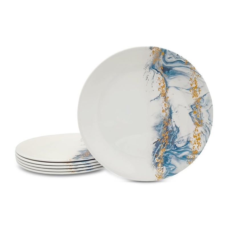 Superware Superware Pure Melamine Buffet Plate Set Evoque 125 6 nos Stain Free Glazed Finish  - Image 5