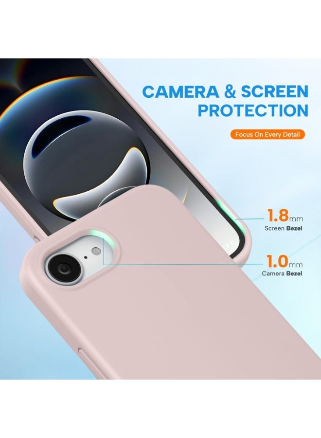 iPhone 17e Case Soft Silicone Cover with Microfiber Lining Case For iPhone 17e Anti-Scratch Flexible Shockproof Protective Cover For iPhone 17e 6.1’’ - Image 3
