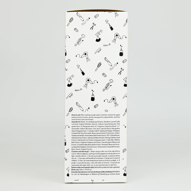 Elizavecca CER-100 Collagen Coating Hair A+ Muscle Shampoo, 16.9 fl oz - Image 5