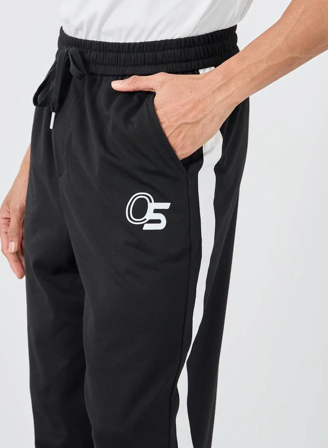 Styli Styli Relaxed Fit Joggers with Side Striped Detail