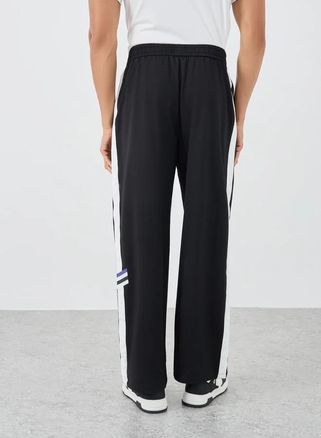Styli Styli Relaxed Fit Joggers with Side Striped Detail
