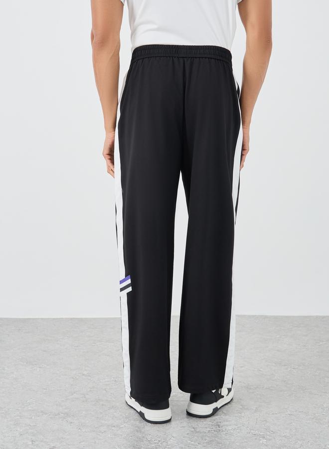 Styli Relaxed Fit Joggers with Side Striped Detail - Image 4