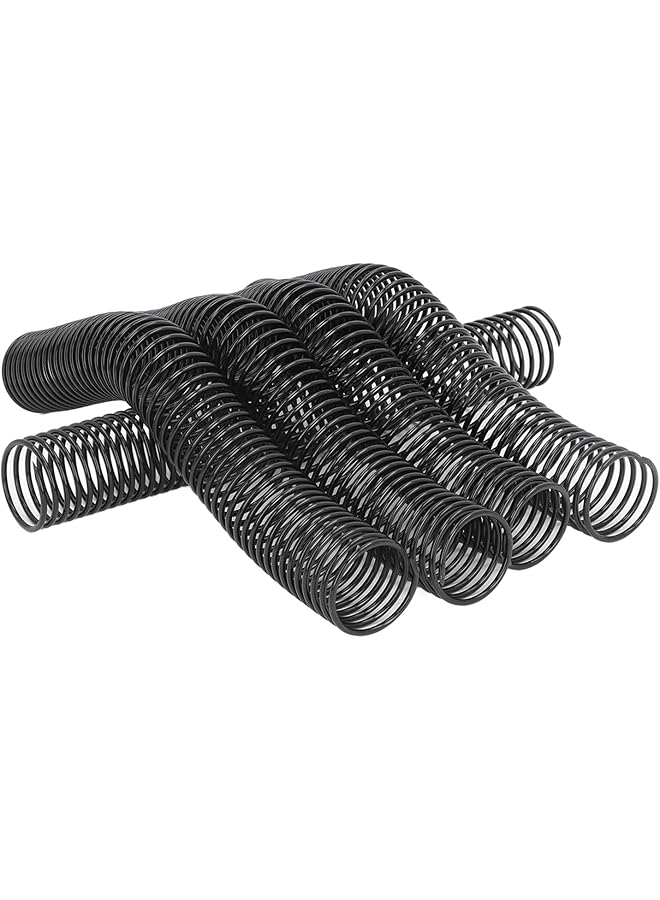 erorex 18 Pcs Spiral Binding Coils 4:1 Pitch Plastic Binding Coils Kit 38Mm Diameter 48 Loop 310 Sheet Capacity Spiral Binding Spine For A4 Paper - Image 1
