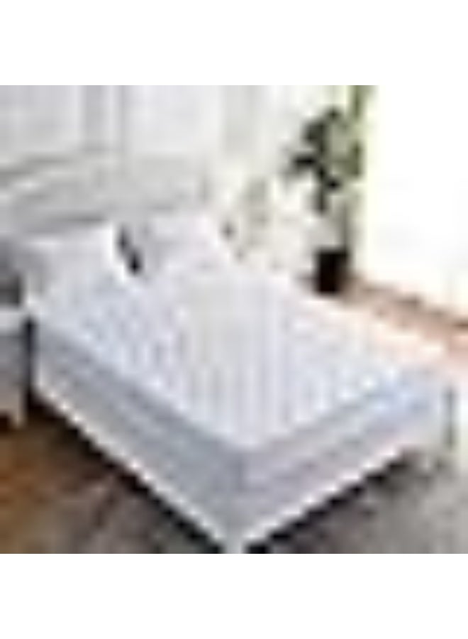 Somerfield Somer Field - Quilted Fitted Stretchable Mattress Pad - All Side Elastic Deep Pocket - Hypoallergenic - Machine Washable Mattress Topper - White (180 X 200+30 CM)  - Image 5