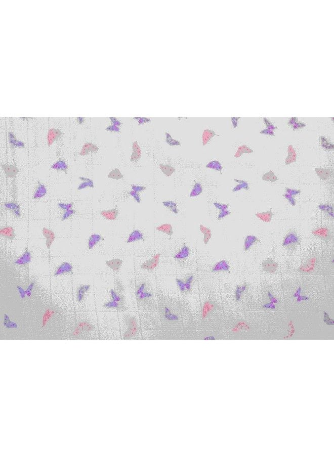 Masilo Organic Cotton Muslin Burp & Bibs Toddlers Cloth Gift Set For Newborn Baby Pack Of 1 Bunny Butterfly  - Image 5