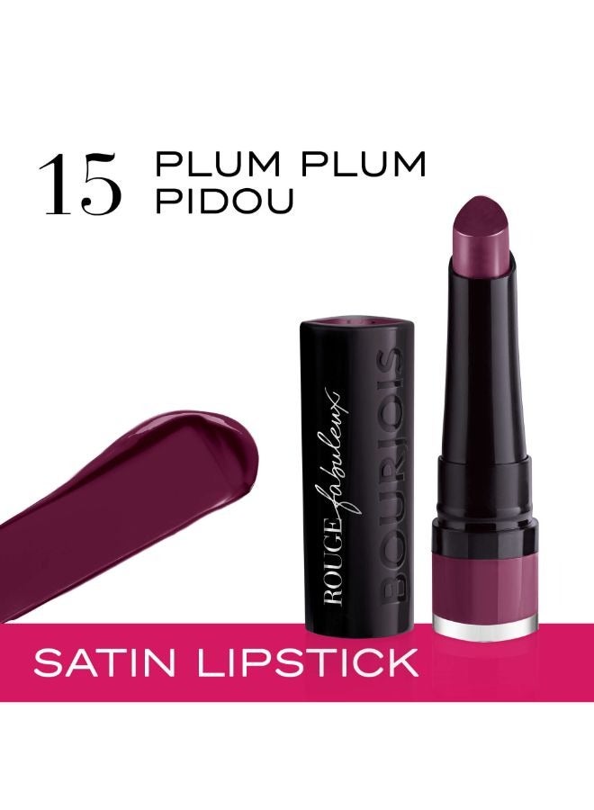 BOURJOIS PARIS Bourjois Rouge Fabulous Bullet Lipstick - 15 Plum Plum - Image 2
