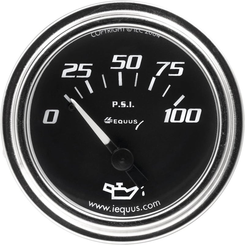 Equus 7234 2" Mechanical Oil Pressure Gauge