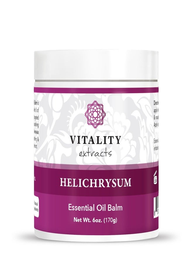 Vitality Extracts Helichrysum Balm - 6oz, Helichrysum Gymnocephalum, Beeswax, Almond Oil, Ultra-Moisturizing, Skin Healing, Full Body Hydration - Image 1