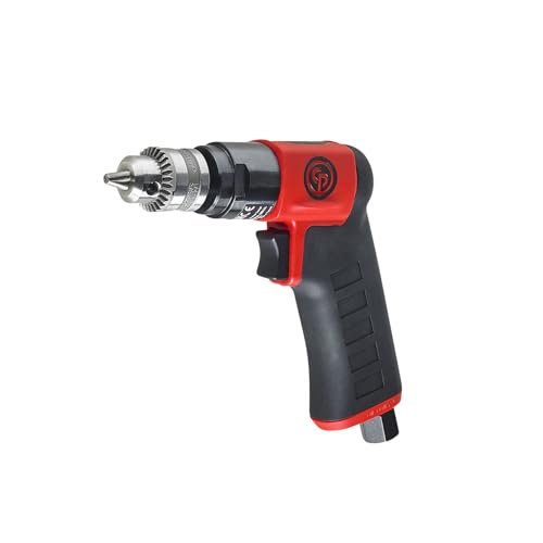 Chicago Pneumatic CP7300C - Air Power Drill, 1/4 Inch (6.5 mm), Keyed Chuck, Pistol Handle, 0.31 HP / 230 W, Stall Torque 1.9 ft. lbf / 2.6 NM, 3300 RPM, Hand Drill, Power Tools & Home Improvement - Image 4
