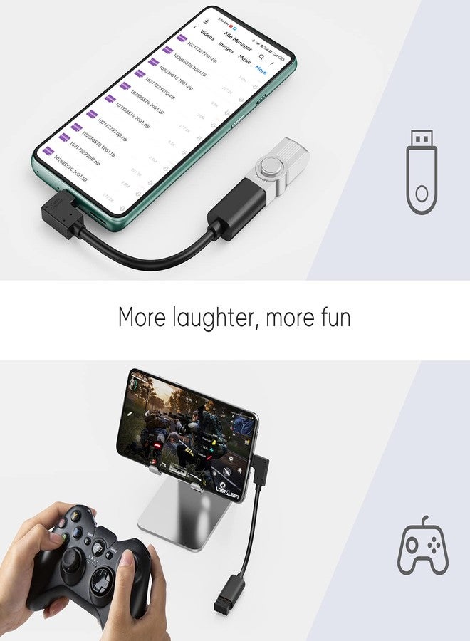 CableCreation Type C to USB 3.0 Adapter, 90 Degree USB C Male to USB A Female OTG Cable Adapter, Compatible with MacBook Pro, Samsung Note 8, Dell XPS 15 etc., 15 cm/Black - Image 5