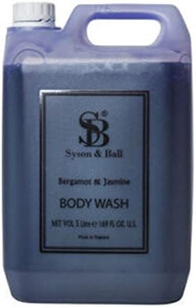 We Can Source It Ltd Body Wash Bergamot Jasmine By Syson Ball 5 Litre Bottle with 30ml Pelican Dosing Pump