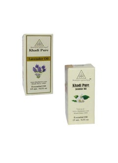 Khadi Pure Jasmine & Lavender Essential Oil 15 Ml (Pack Of 2)  - Image 2