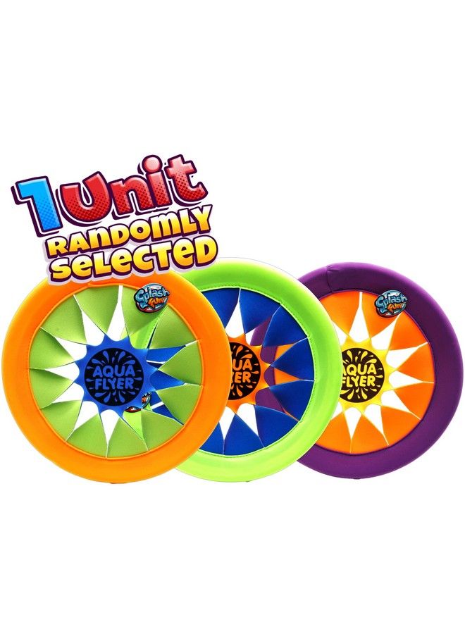 Ja-Ru Soft & Safe Frisbee Throwing Disc Splash Fun Aqua Flyer 12" (1 Disc Assorted) Flying Discs For Kids & Adult Girl & Boy Toys. Fidget Party Favors Outdoor Family Game Easy & Professional. 1031 1 - Image 3