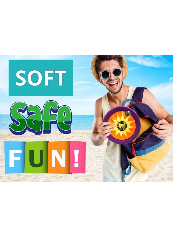 Ja-Ru Soft & Safe Frisbee Throwing Disc Splash Fun Aqua Flyer 12" (1 Disc Assorted) Flying Discs For Kids & Adult Girl & Boy Toys. Fidget Party Favors Outdoor Family Game Easy & Professional. 1031 1 - Image 4