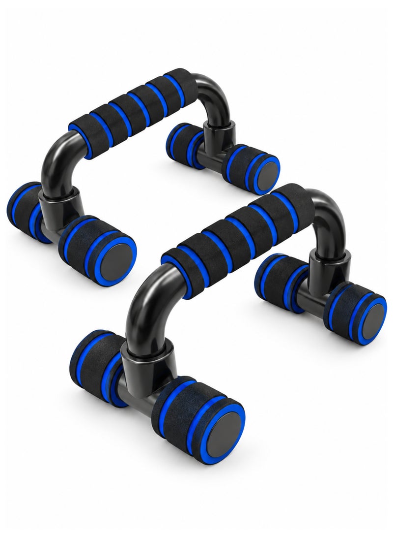 PRO ACTION Push-Up Bars with Non-Slip Foam Handles for Arm, Chest and Shoulder Training, Fitness Press Up Stand for Home Gym - Image 1
