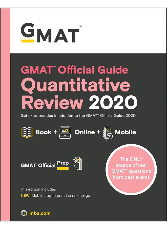 GMAT Official Guide 2020 Quantitative Review: Book + Online Question Bank