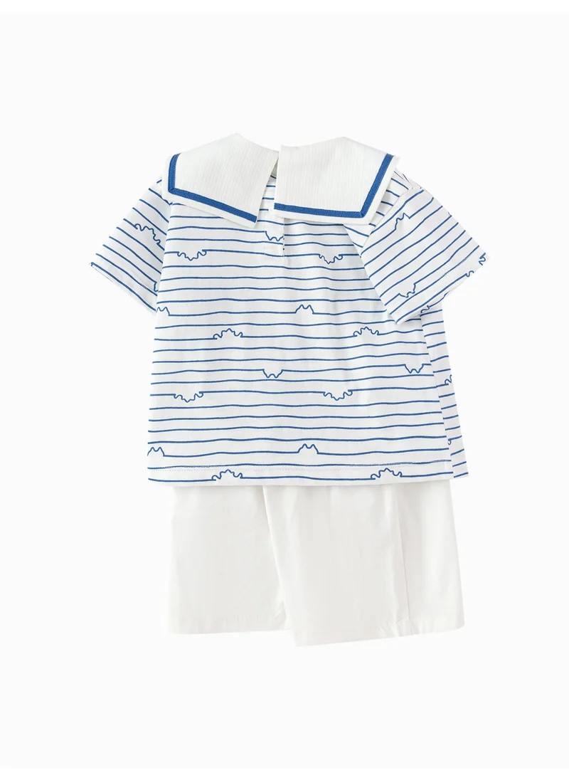 بالابالا Baby boy Knit short sleeve suit