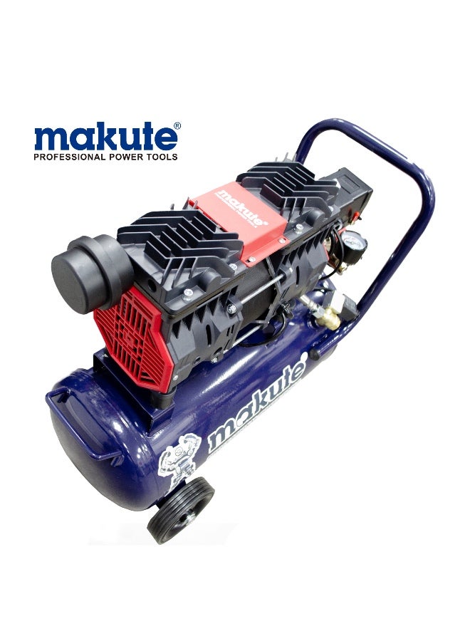 makute Oil-free air compressor, 1.5 HP, 25-liter tank, 220-240V, 1080W, 8 bar/115 psi, 2650 RPM - portable and low maintenance - Image 2