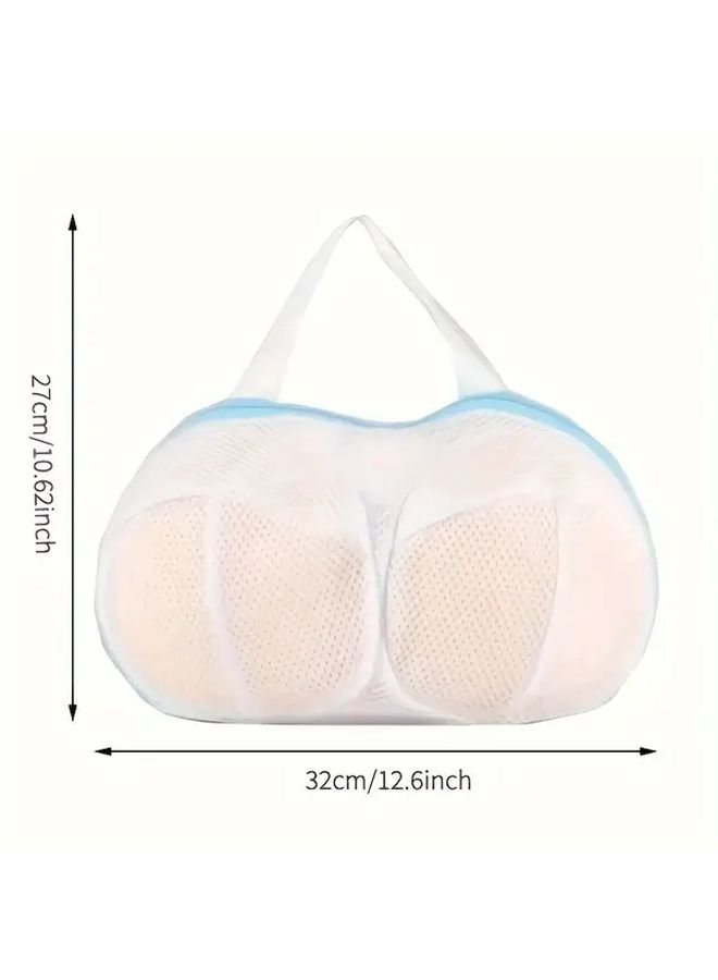 Grey 3 Pcs Bra Washing Bags for Laundry Delicates Anti Deformation - Image 4