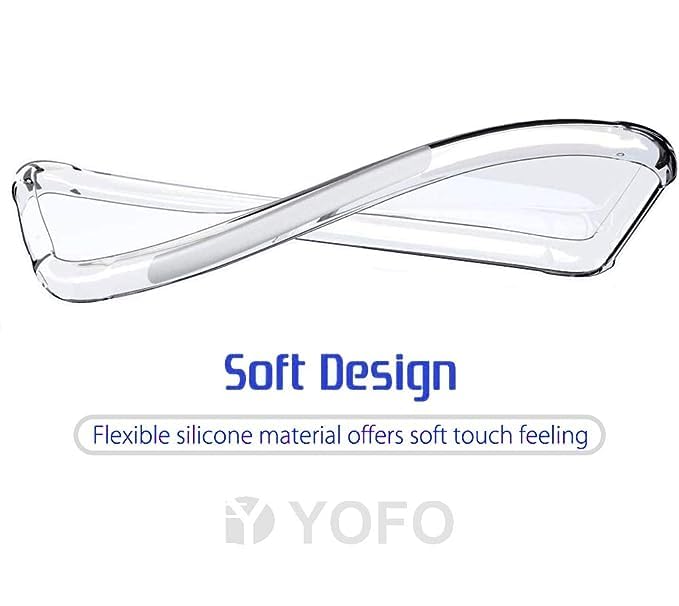 YOFO Silicon Back Cover Case for Samsung S25 Ultra (Transparent) Camera Protection with Dust Plug - Image 5