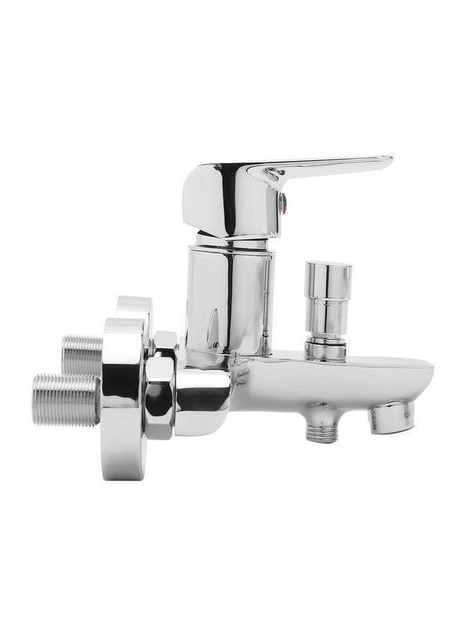 هيندوير خلاط حائط ذو ذراع واحد من مجموعة هندوير الإيطالية F400011CP، مزود بخاصية تحويل الماء إلى الدش اليدوي، مصنوع من النحاس المطلي بالكروم. - Image 5