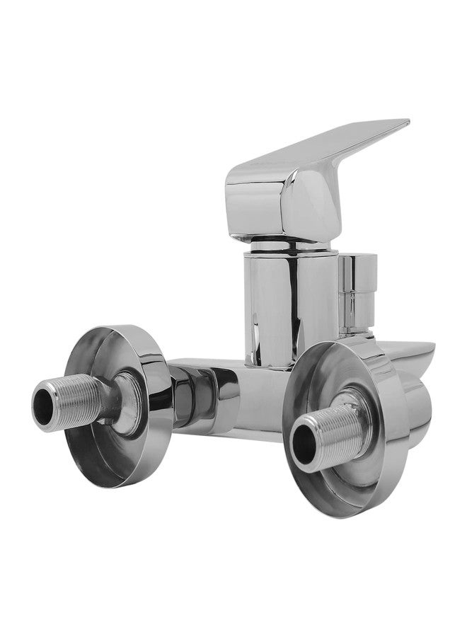 هيندوير خلاط حائط ذو ذراع واحد من مجموعة هندوير الإيطالية F400011CP، مزود بخاصية تحويل الماء إلى الدش اليدوي، مصنوع من النحاس المطلي بالكروم. - Image 4