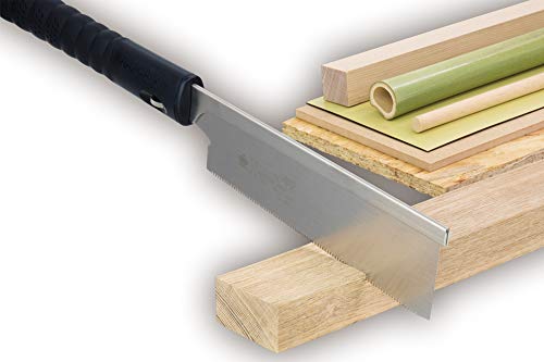 Gyokucho Japanese Pull Saw, Dozuki Style, 180mm Blade Length (Rubberized Grip) - Image 2