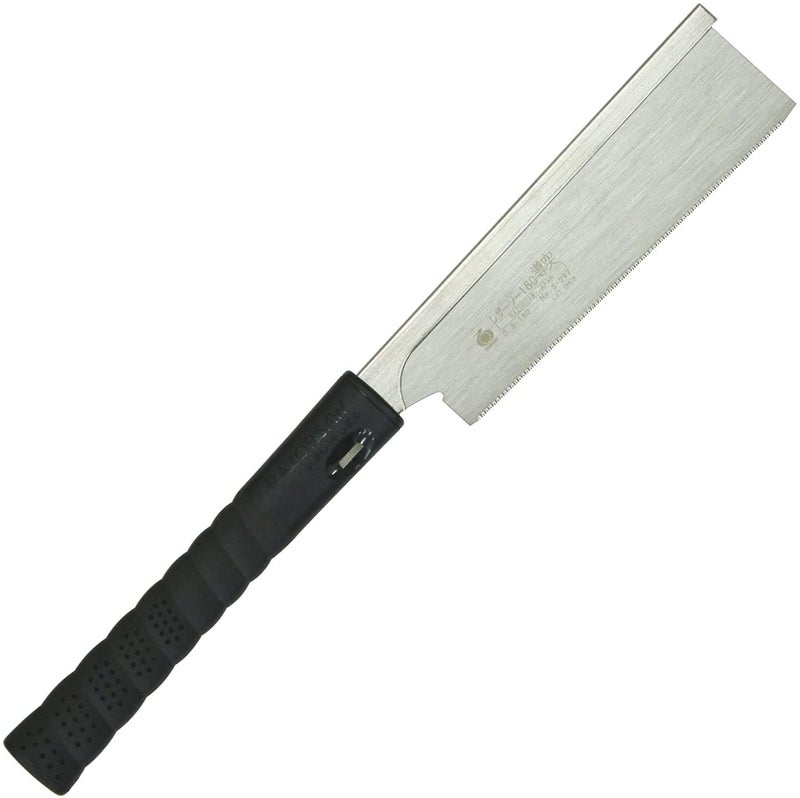 Gyokucho Japanese Pull Saw, Dozuki Style, 180mm Blade Length (Rubberized Grip) - Image 1