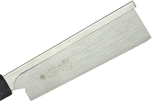 Gyokucho Japanese Pull Saw, Dozuki Style, 180mm Blade Length (Rubberized Grip) - Image 5