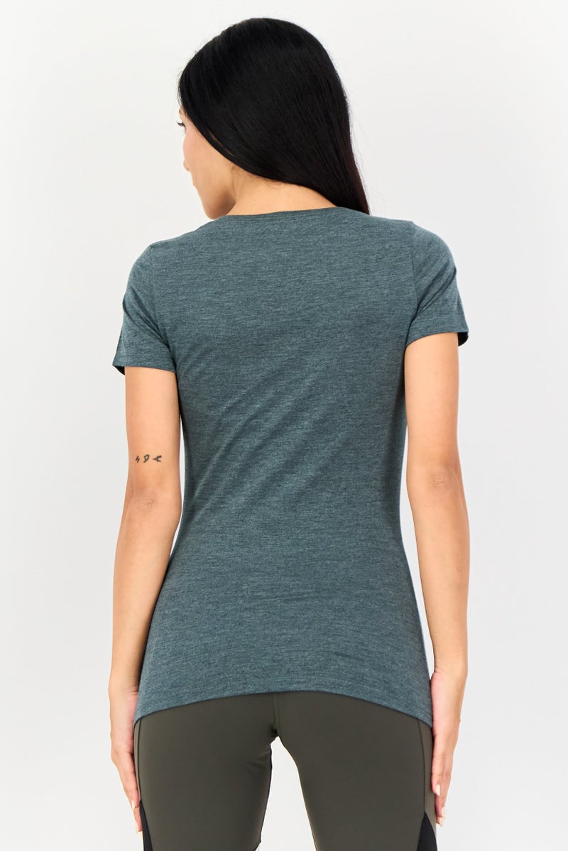 asics Women Sportswear Fit Short Sleeve Training T-Shirt, Dark Grey - Image 4